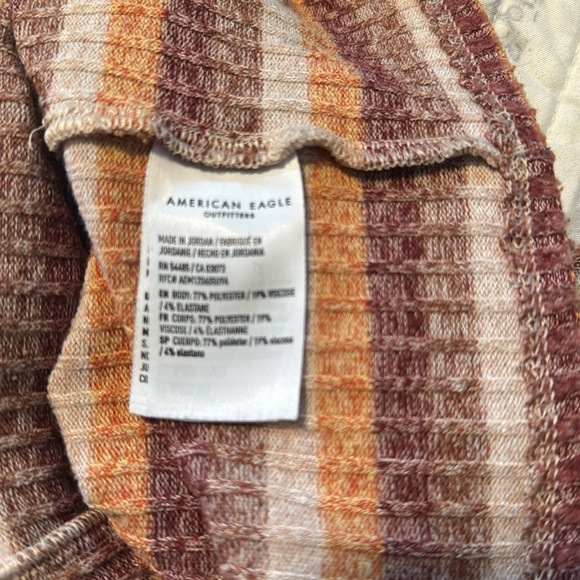 American Eagle Women's Striped Knit Tank Top Size Medium - Picture 8 of 8